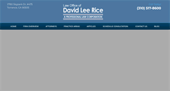 Desktop Screenshot of lawrice.com